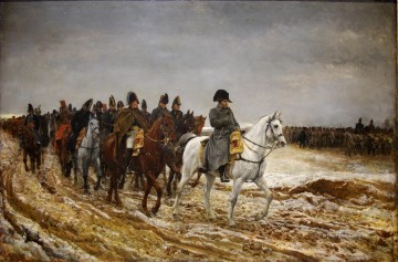  Military Painting - The French Campaign 1861 military Jean Louis Ernest Meissonier Ernest Meissonier Academic